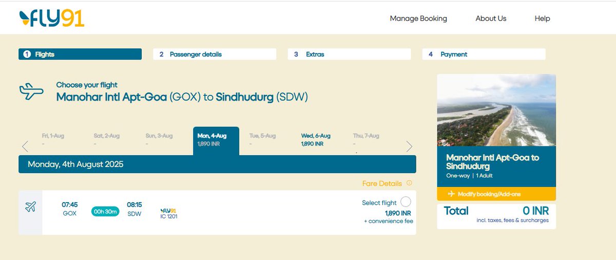 khabri_lal's tweet image. The shortest flight in India now
Fly91 from Goa - Mopa to Sindhudurg
46 kms