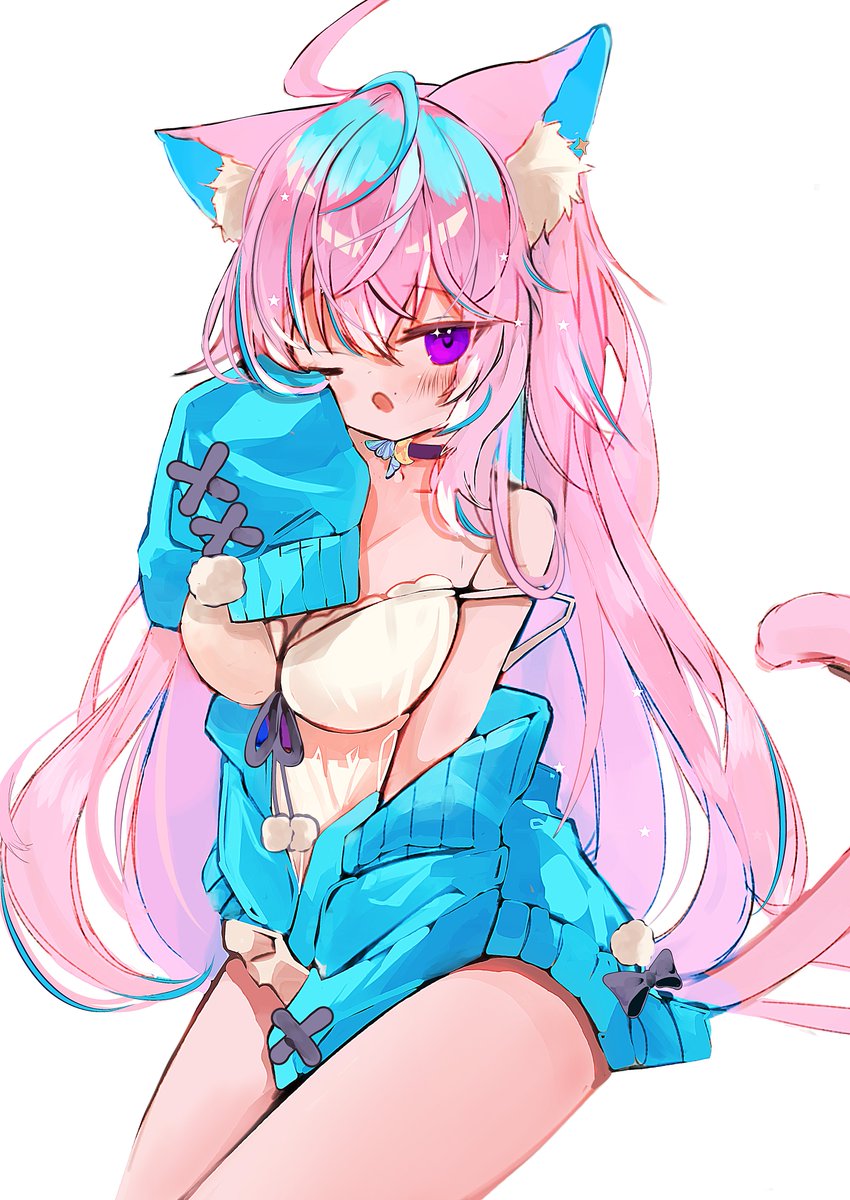 Starlight_Syd's tweet image. eepy catgirlll aaaaaaa🐾☁️
I was moving and building things all day uuu &gt;&lt;💦
ready to curl up and catch some Z's ~ 💤
oyasunyan Yappers ~ ! !🐱💜✨