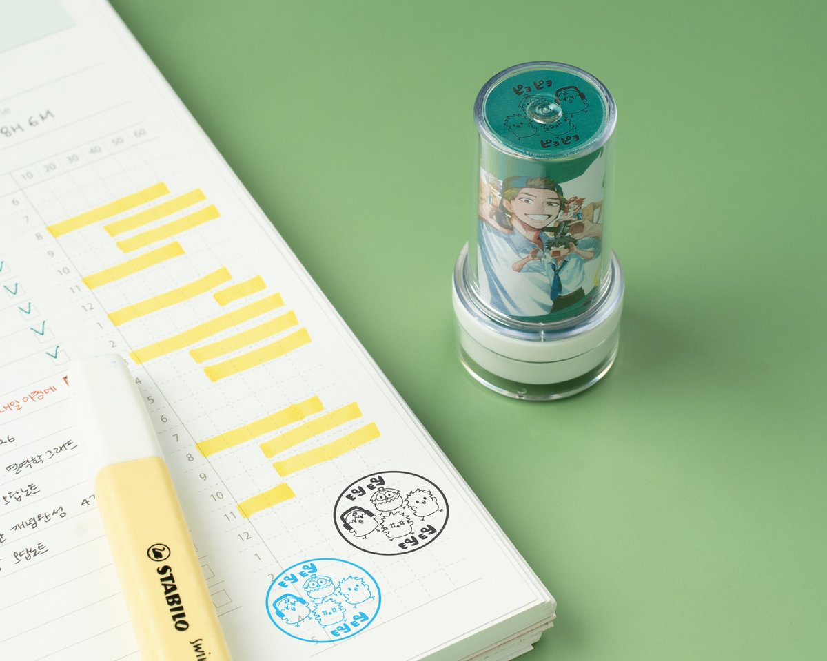 《팬텀 버스터즈》 4권 알라딘 단독 굿즈를 공개합니다★
모가리, 유진, 카오루, 코타로가 귀여운 캐릭터 스탬프로! :)

8월 20일 예약 판매 시작하니, 달력에 체크해 두시길 🐤🐤🐤🐤  (한정 수량, 소진 시 종료)

#팬텀버스터즈