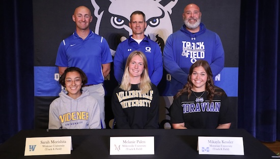 SOLsports (@solsports) on Twitter photo Quakertown's Sarah Morishita, Melanie Palen and Mikayla Kessler will continue their track & field careers at the collegiate level. <a href="/QuakertownTrack/">Quakertown T&F/XC</a> <a href="/OfficialQCHS/">Quakertown Community High School</a> <a href="/QCHSAthletics/">QCHSAthletics</a> <a href="/WidenerSports/">Widener Athletics</a> <a href="/MUGreyhounds/">Moravian Greyhounds</a> <a href="/VilleMarauders/">Millersville Marauders</a>
suburbanonesports.com/college-signin…
suburbanonesports.com/college-signin… Quakertown's Sarah Morishita, Melanie Palen and Mikayla Kessler will continue their track & field careers at the collegiate level. <a href="/QuakertownTrack/">Quakertown T&F/XC</a> <a href="/OfficialQCHS/">Quakertown Community High School</a> <a href="/QCHSAthletics/">QCHSAthletics</a> <a href="/WidenerSports/">Widener Athletics</a> <a href="/MUGreyhounds/">Moravian Greyhounds</a> <a href="/VilleMarauders/">Millersville Marauders</a>
suburbanonesports.com/college-signin…
suburbanonesports.com/college-signin…