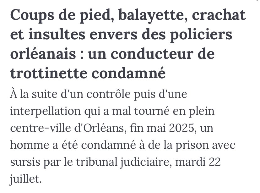 Tiffanie Rabault (@tiffanierabault) on Twitter photo Ă #OrlĂ©ans un Tunisien clandestin frappĂ© de deux OQTF agresse des policiers, et ressort libreâŠ
Ă quand le rĂ©tablissement de la justice <a href="/GDarmanin/">GĂ©rald DARMANIN</a> ? Ă quand la fermetĂ© promise ? Ă quand lâintransigeance avec ceux qui sapent lâautoritĂ© ? Ă #OrlĂ©ans un Tunisien clandestin frappĂ© de deux OQTF agresse des policiers, et ressort libreâŠ
Ă quand le rĂ©tablissement de la justice <a href="/GDarmanin/">GĂ©rald DARMANIN</a> ? Ă quand la fermetĂ© promise ? Ă quand lâintransigeance avec ceux qui sapent lâautoritĂ© ?