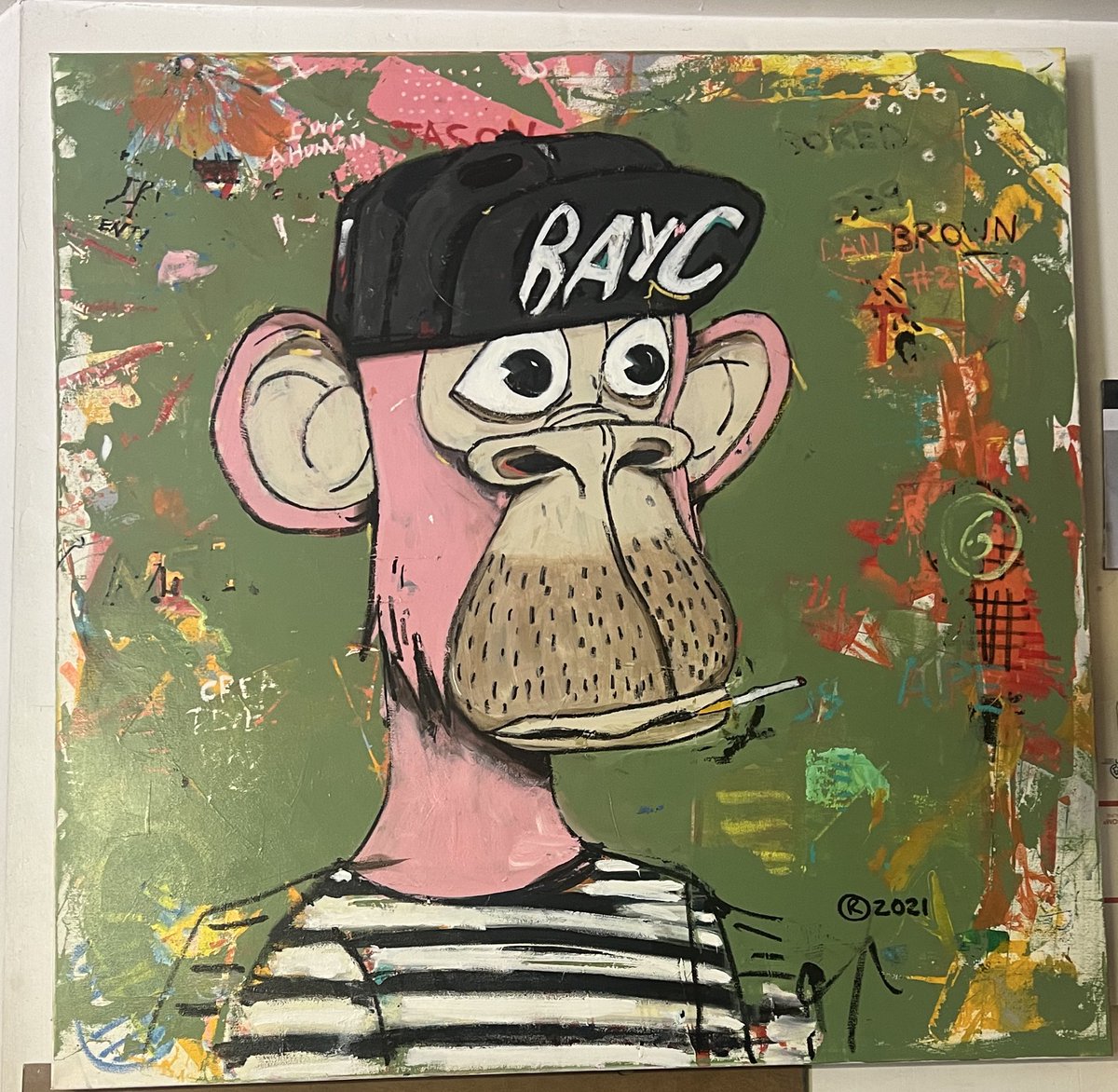 I love the <a href="/BoredApeYC/">Bored Ape Yacht Club 🍌</a> 🦍