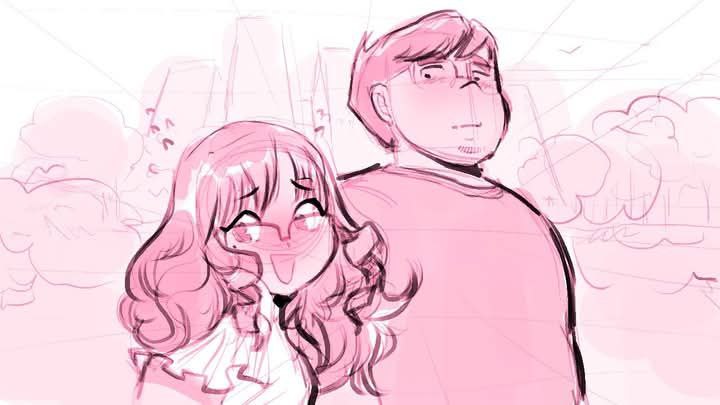 Hayakart's tweet photo. Fellas Im gonna be honest with y'all I've been mad busy working, thankfully I got many gigs going on so that's why art is taking a bit. But I still rly wanna draw more fat girls 

In the meantime have some art I made for my fiance back when we were young and had dreams 💖 https://t.co/6cJd3VSWPI