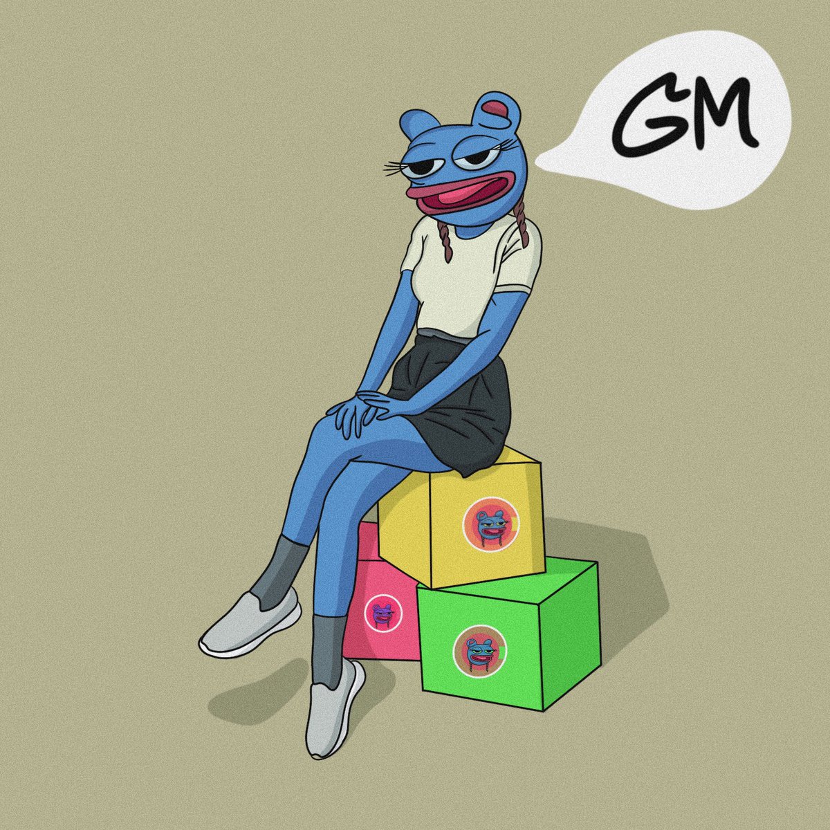 basedsharon__'s tweet image. Who is up this hour? 

Sharon says GM!💙🟦