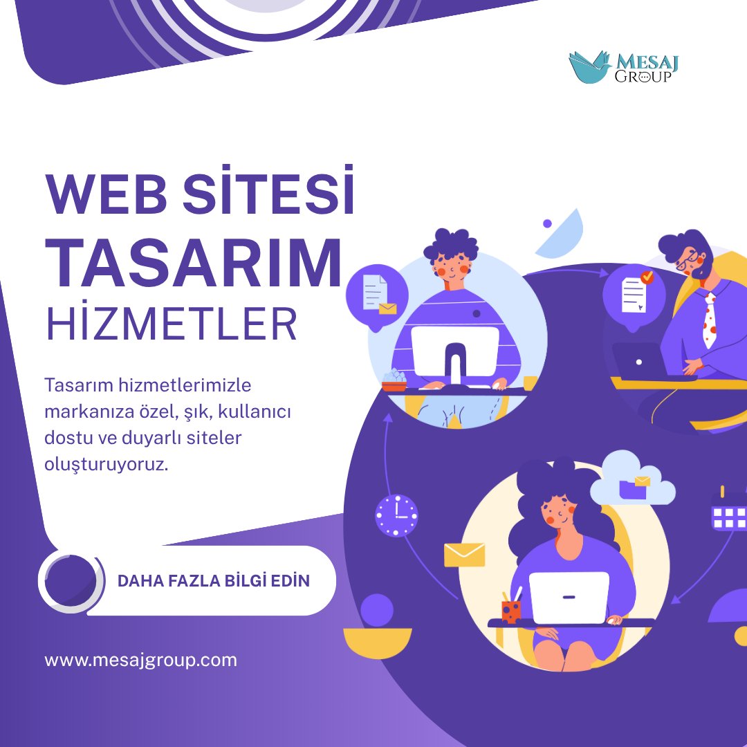 MesajGROUP's tweet photo. Mesaj Group
Web siteni tasarlayalım, markanı büyütelim 💻
Sosyal medyada görün, fark yarat 🚀
#mesajgroup #webtasarım #sosyalmedyayönetimi #dijitaldönüşüm https://t.co/GE221CDKUh