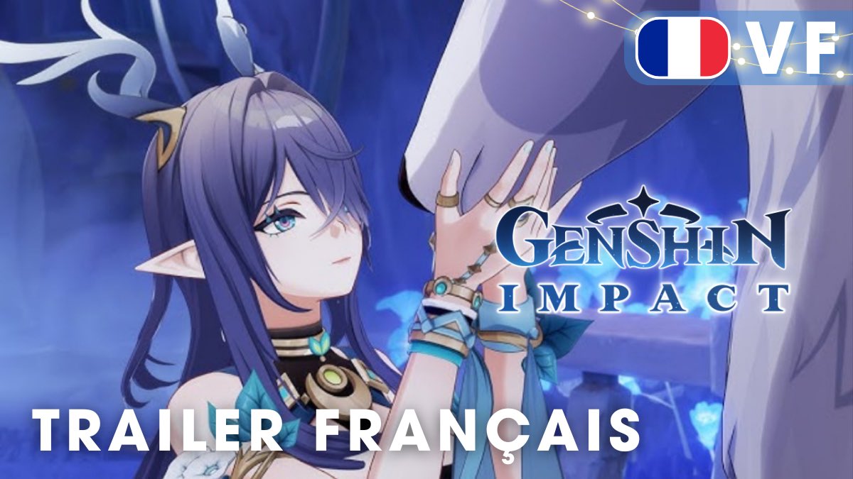 「 💧NEW DUB / NOUVEAU DOUBLAGE 」

Hello ! 💫
Nouveau p’tit trailer de la région de #NodKrai de #GenshinImpact en VF (amatrice) !! 

✨ Voix :
PNJ Fille : Galaxoux
Lauma : Rūshi

Bon visionnage 💌
💿 Mix : Sola
#voiceactor #Fandub
🌾 Lien : youtu.be/AQLeTF4dR6Y?si…