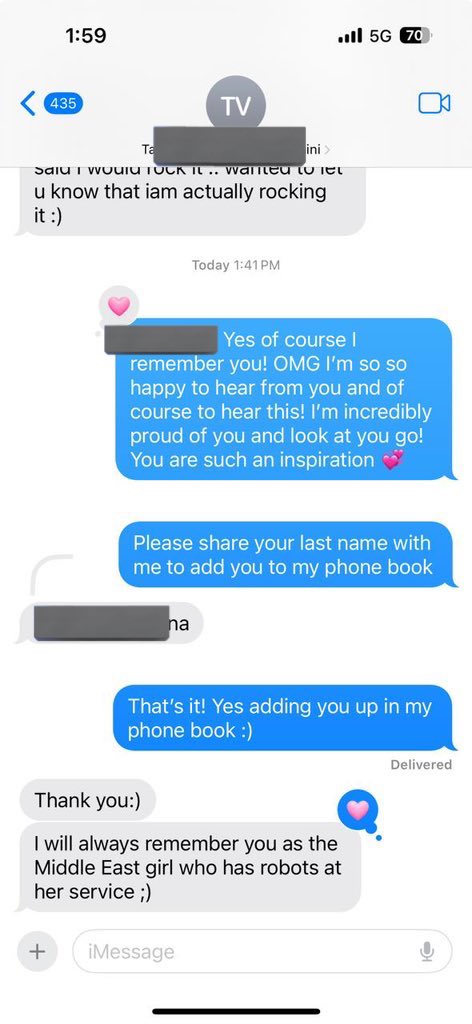 AML (@alysha_lobo) on Twitter photo Always leave people and things better than you found them 🙇🏻♀️
Context: a return to work mom attended my session at <a href="/GoogleIndia/">Google India</a> Women in Tech Summit in Nov 2024. She sent me these texts today in July 2025!
<a href="/deeksha291/">Deeksha Ahuja</a> <a href="/Encubay_/">Encubay</a> a shout out to all the good you do to help women Always leave people and things better than you found them 🙇🏻♀️
Context: a return to work mom attended my session at <a href="/GoogleIndia/">Google India</a> Women in Tech Summit in Nov 2024. She sent me these texts today in July 2025!
<a href="/deeksha291/">Deeksha Ahuja</a> <a href="/Encubay_/">Encubay</a> a shout out to all the good you do to help women