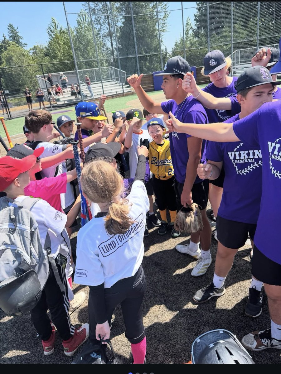 Fun day #1 LSHS Viking Baseball Camp! #Family #FutureVikings #Community
<a href="/LSHSVikingsBSB/">Lake Stevens HS Baseball</a> <a href="/Elevate__NW/">Elevate Northwest</a>