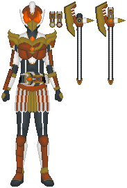 tlsavagearts's tweet photo. #TLSavageArt

Here is Sorcer's third and final base form, Griffin Class. This form is based on a griffin and a Gladiator/Gladiatrix. This form is Sorcer's strongest base form at the cost of speed.

Her weapon in this form is the Griffight Axe, a battle axe https://t.co/BEMN6QbV6i