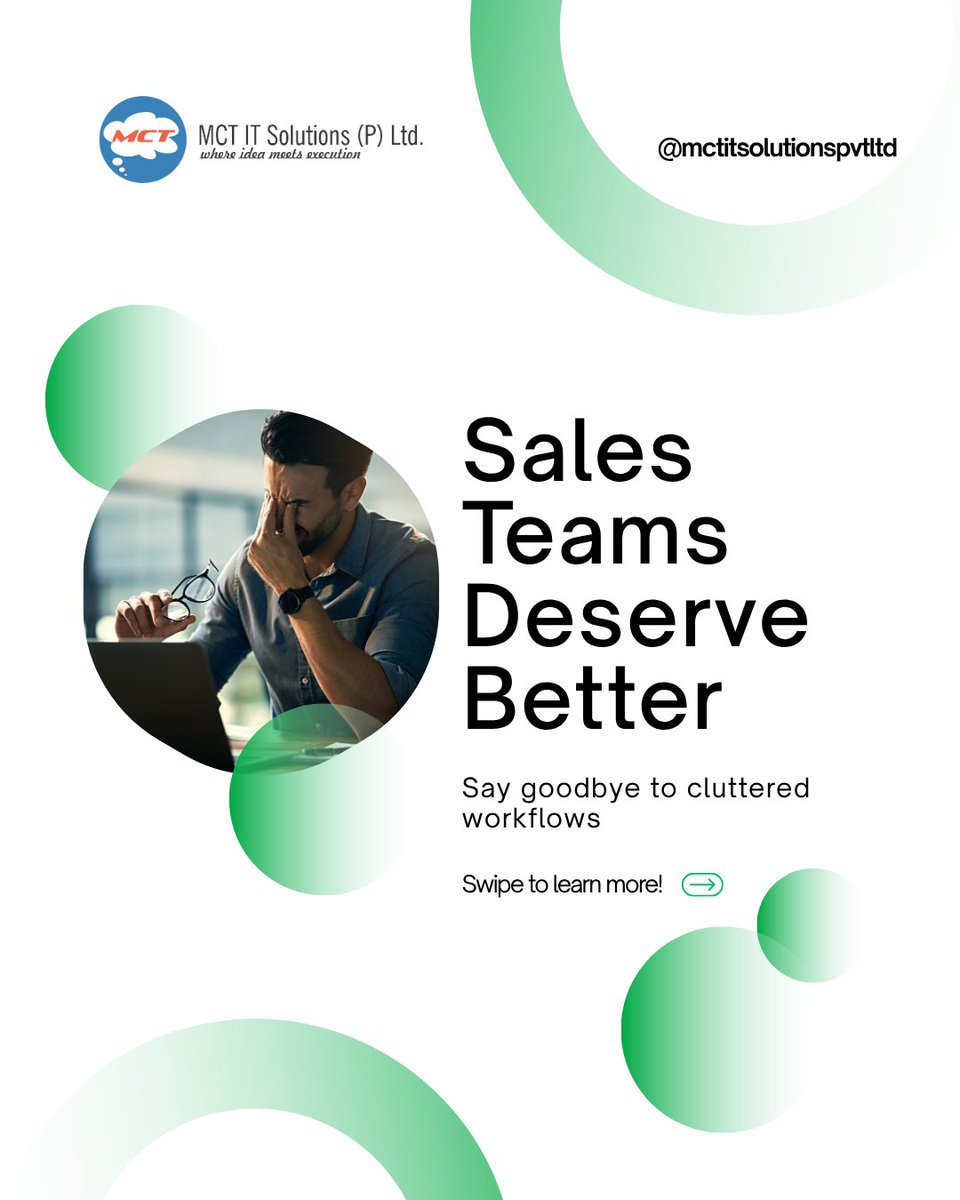 mctitsolutions's tweet image. Simplify sales.
Track, nurture, and close deals faster — all inside Dynamics 365.
Streamlined workflows, fewer clicks, more control.

#SalesMadeSimple #CRM #Dynamics365 #SalesJourney