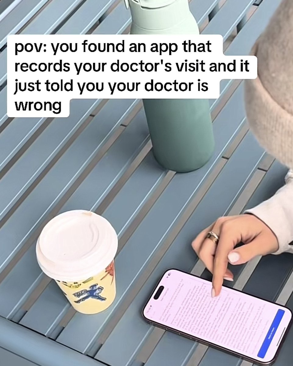 SinaHartung's tweet image. Now you can record any doctors visit with @AskEureka and have peace of mind
Instant second opinion
- what did my doctor get wrong !?
- what else might i consider
- what are next steps
for you, your kids, and your parents
Eureka knows your full history and covers all bases 🥰