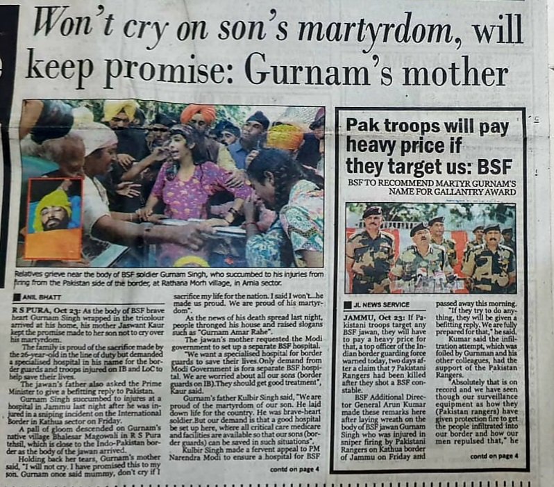 anil_bhatt03's tweet image. PAGES FROM PAST - Terror victim&apos;s families