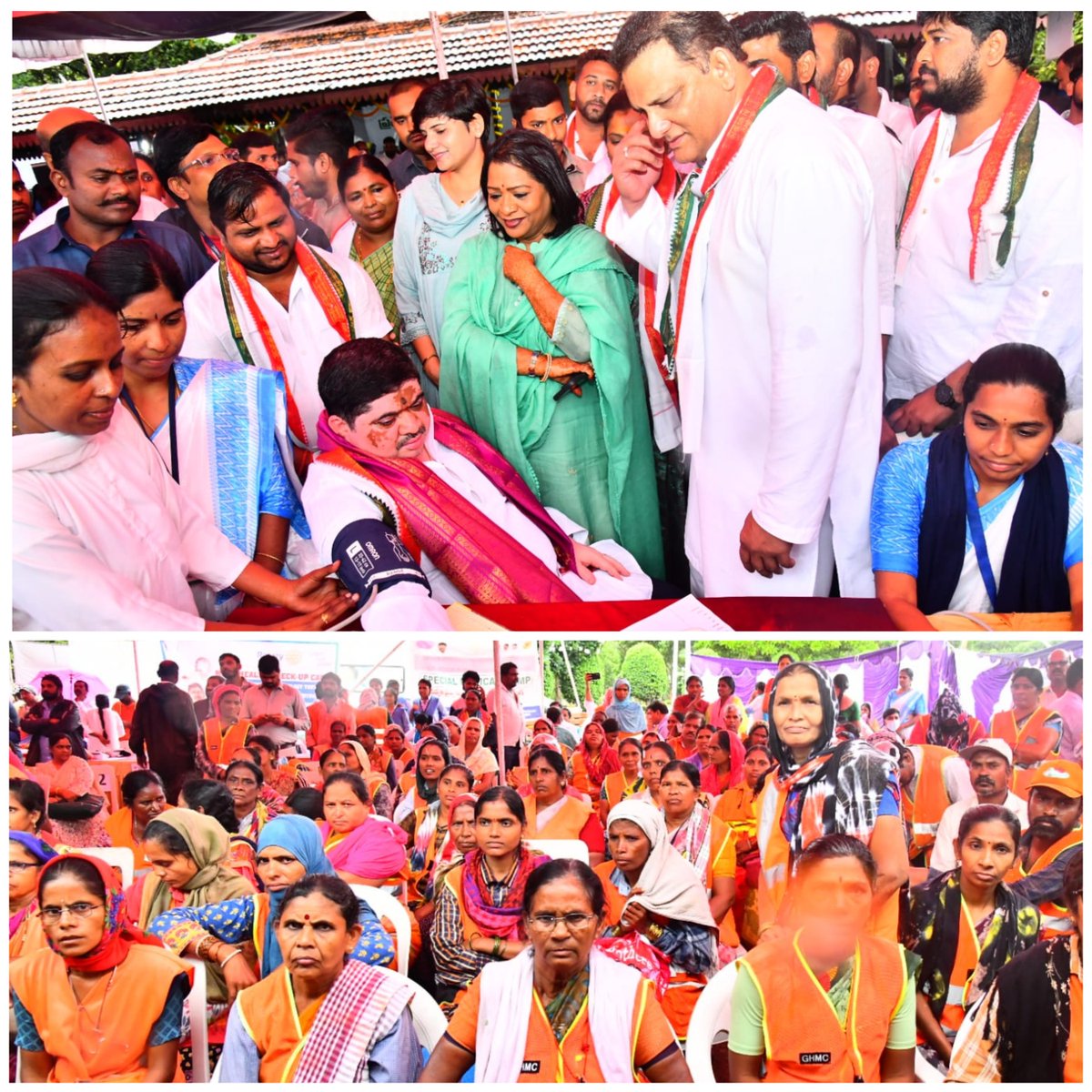 GHMCOnline's tweet image. Today, a Special Medical Camp was inaugurated by Hon’ble Minister Sri Ponnam Prabhakar Garu @Ponnam_INC, Hon’ble Mayor Smt Gadwal Vijayalakshmi Garu @gadwalvijayainc, GHMC Commissioner Sri R.V. Karnan Garu @CommissionrGHMC and Collector Smt Harichandana Garu @Collector_HYD at…