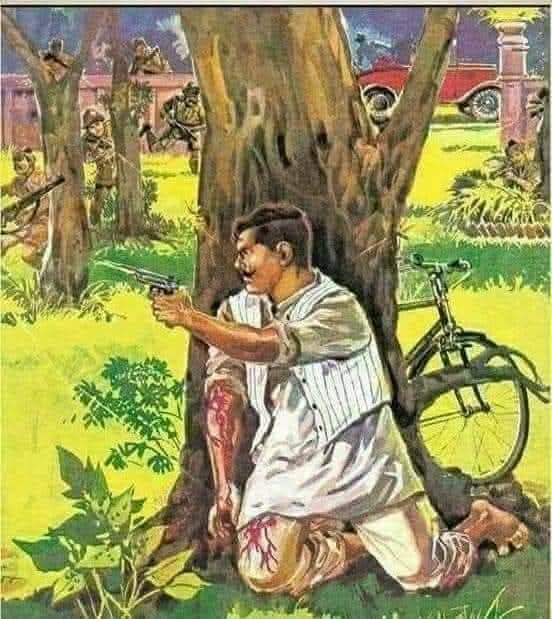 EWS_WARRIOR's tweet image. &quot;नाम था चंद्रशेखर, उपनाम &apos;आज़ाद&apos; था,
पिस्टल थी साथी, इरादा फौलादी था।
प्रयागराज की धरती पर दी शहादत हँसते हुए,
कहा – &apos;गुलामी नहीं मंज़ूर, मर जाऊँगा पर झुकूँगा नहीं कभी।&apos;&quot;
🇮🇳🔥 #ChandrashekharAzad