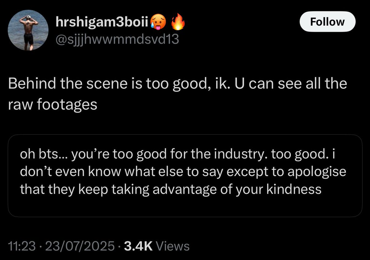 tksovers's tweet photo. The entire fandom having a meltdown because an ARMY got 40K+ likes praising BTS while they painted their faves shady and started a whole hate train 😭 https://t.co/iNhn6zDTpT