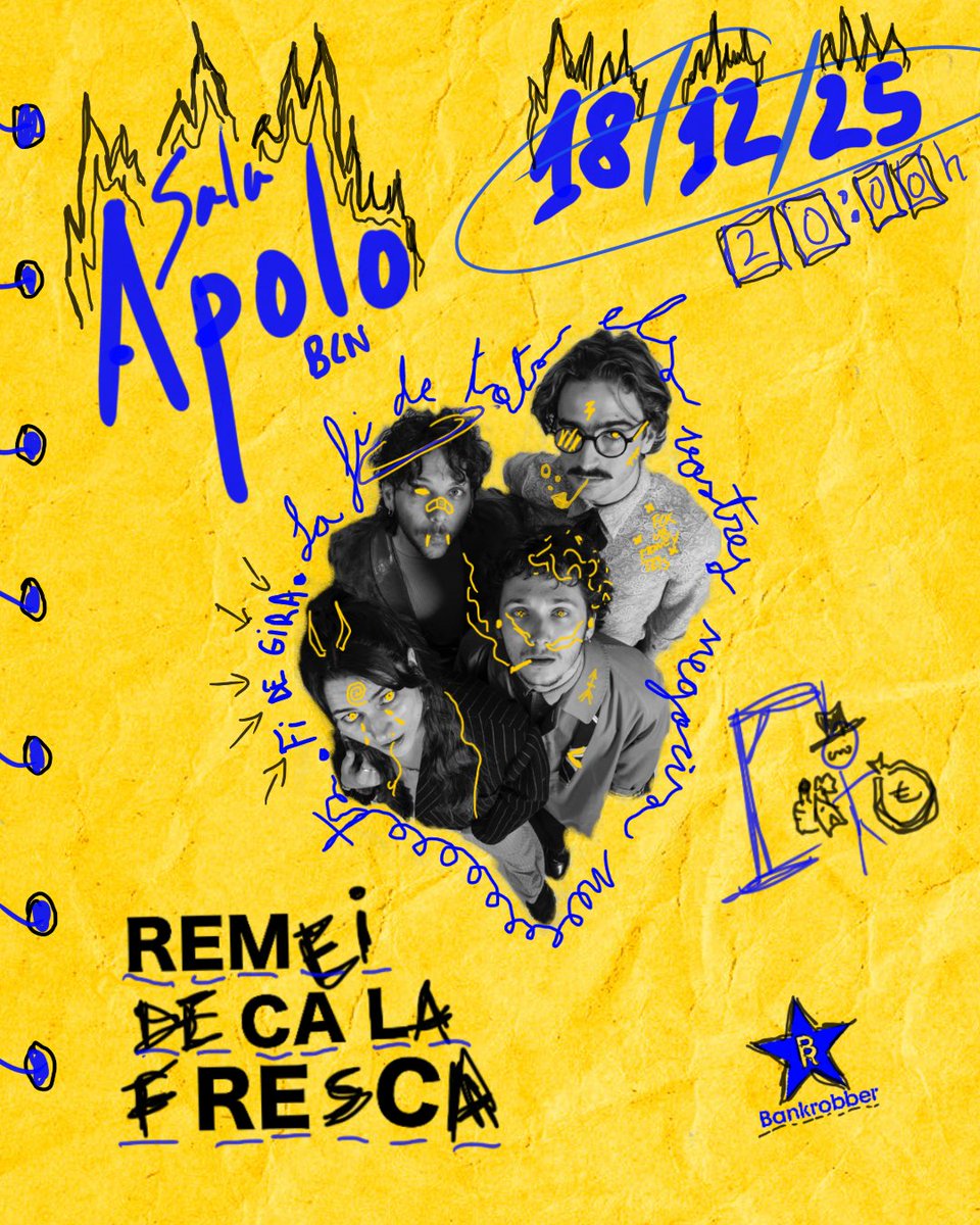 Falten molts mesos però <a href="/remeifresca/">Remei de Ca la Fresca</a> acaben d'anunciar que al desembre faran un Apolo. I ja comptem els dies que falten! Entrades aquí: entradium.com/events/remei-d…