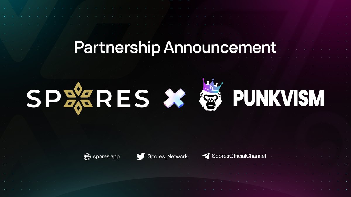 🔔 PARTNERSHIP ANNOUNCEMENT: SPORES x <a href="/PUNKVISM/">PUNKVISM</a>🔔

🎉 We are thrilled to partner with Punkvism for their upcoming IDO on Spores Launchpad! 

⚡️ About Punkvism 
Punkvism project is a community web3 platform that combines the resistance spirit of punk and the execution power of