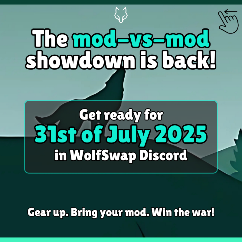 wolfswapdotapp's tweet photo. It's time for MOD WARS: EPISODE II 🔥

Up to 500k $MOON for the winner, cross-chain competition, and LOADS OF FUN!

The first event had 50+ projects participating from Cronos and Polygon. Can we reach more this time with other chains as well? 👇
