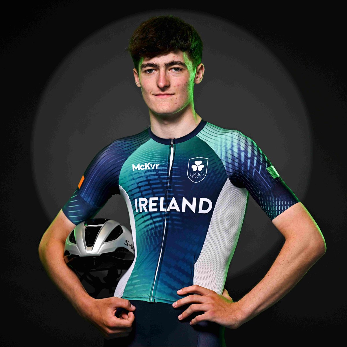 CyclingIreland's tweet image. Caleb McGreevy is the only Irish cyclist in action today at the European Youth Olympic Festival as he rides in the cross-country MTB event ☘️
Racing is set to get underway at 10am Irish time ☘️