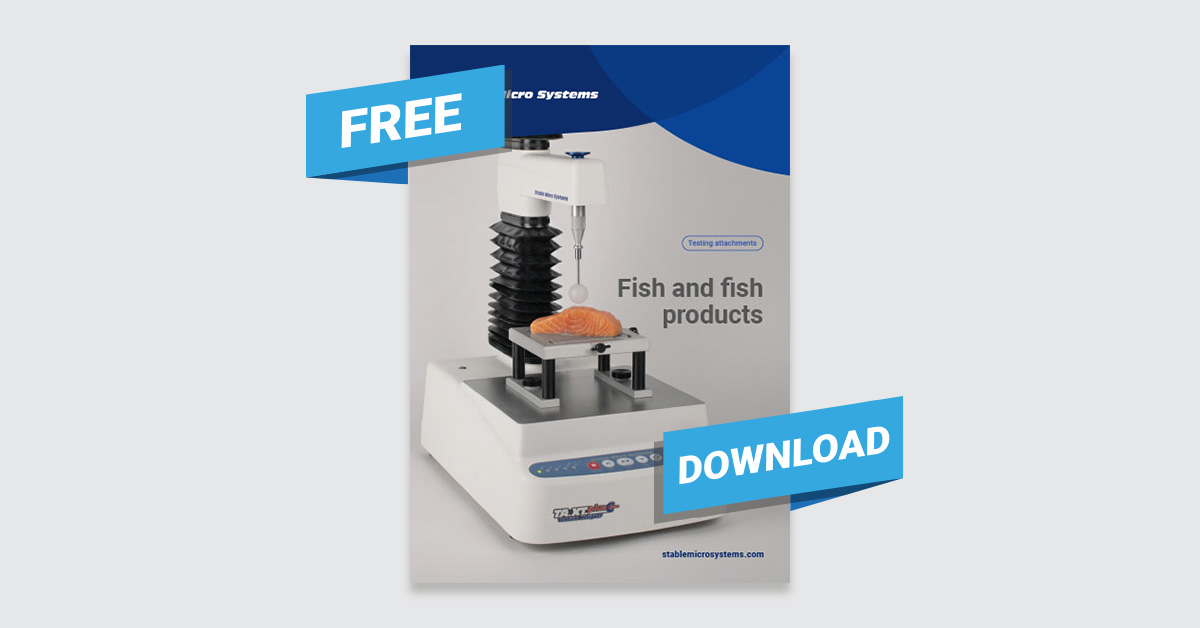 Discover the many ways fish products can be measured for quality using a Texture Analyse. Learn more: bit.ly/35SAVk3. Request a summary brochure: bit.ly/3XlDfKv. #FoodQuality #TextureAnalysis