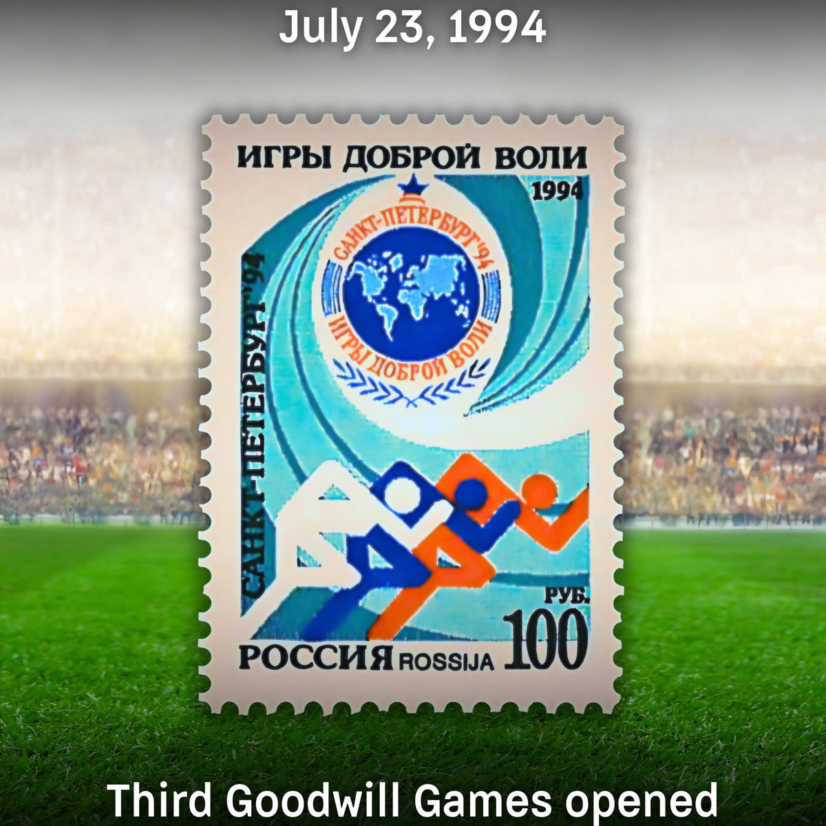 mission_rf's tweet image. 🗓️ On July 23, 1994 the third Goodwill Games opened in Saint Petersburg
🇷🇺 The Russian national team won the overall medal standings with 171 awards (68 gold, 50 silver and 53 bronze)
🇦🇹 An athlete from Austria - Lyudmila Ninova - took part in the Games