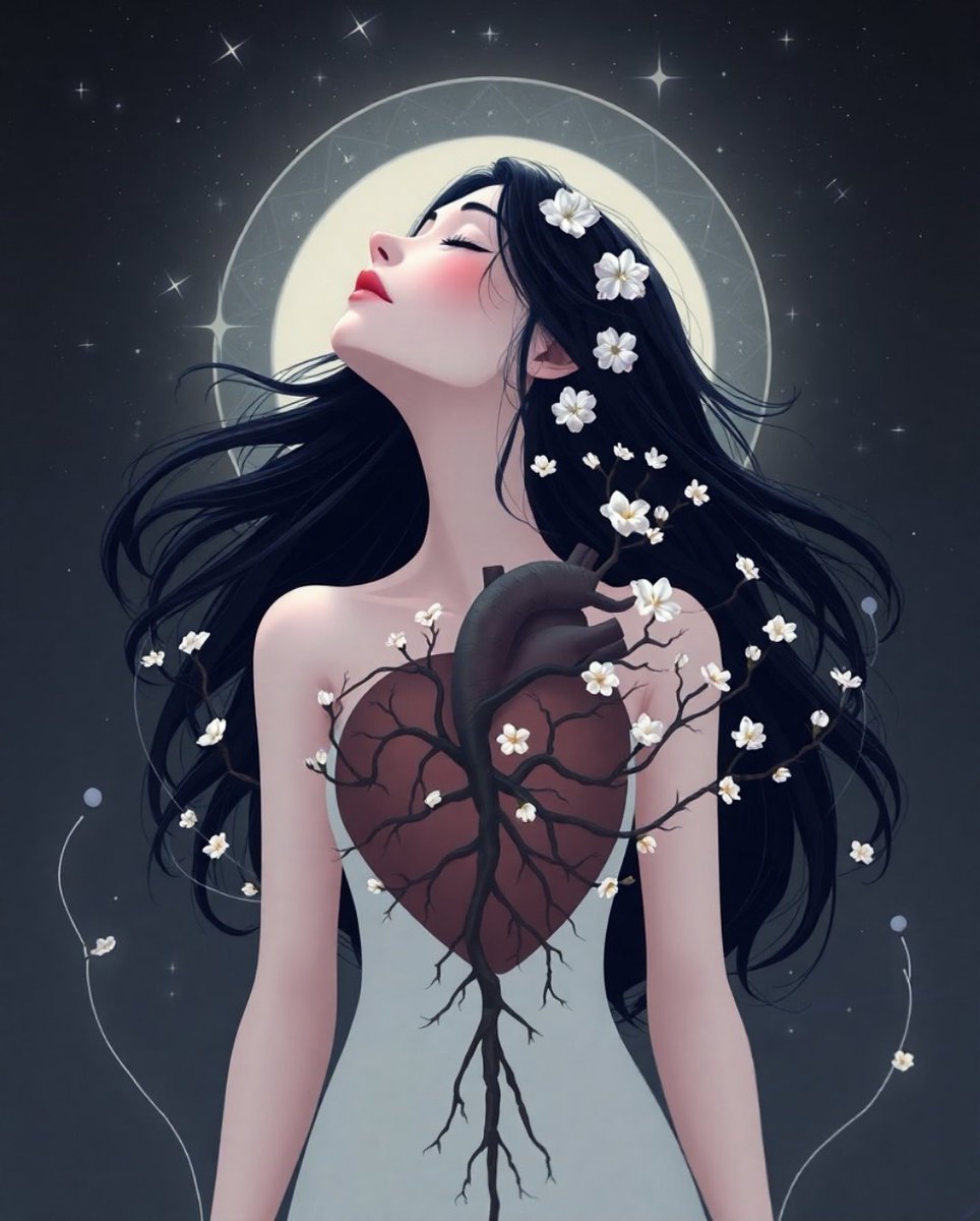 Lily_art1's tweet image. Gm fam ☁️ Happy Wednesday
Web 3 collectors need your support
Offer accepted upto 0.1 $ETH
Blossoming Heart Under the Moonlight
Available on foundation
Link :foundation.app/mint/eth/0xf12…
@thePrettyProof