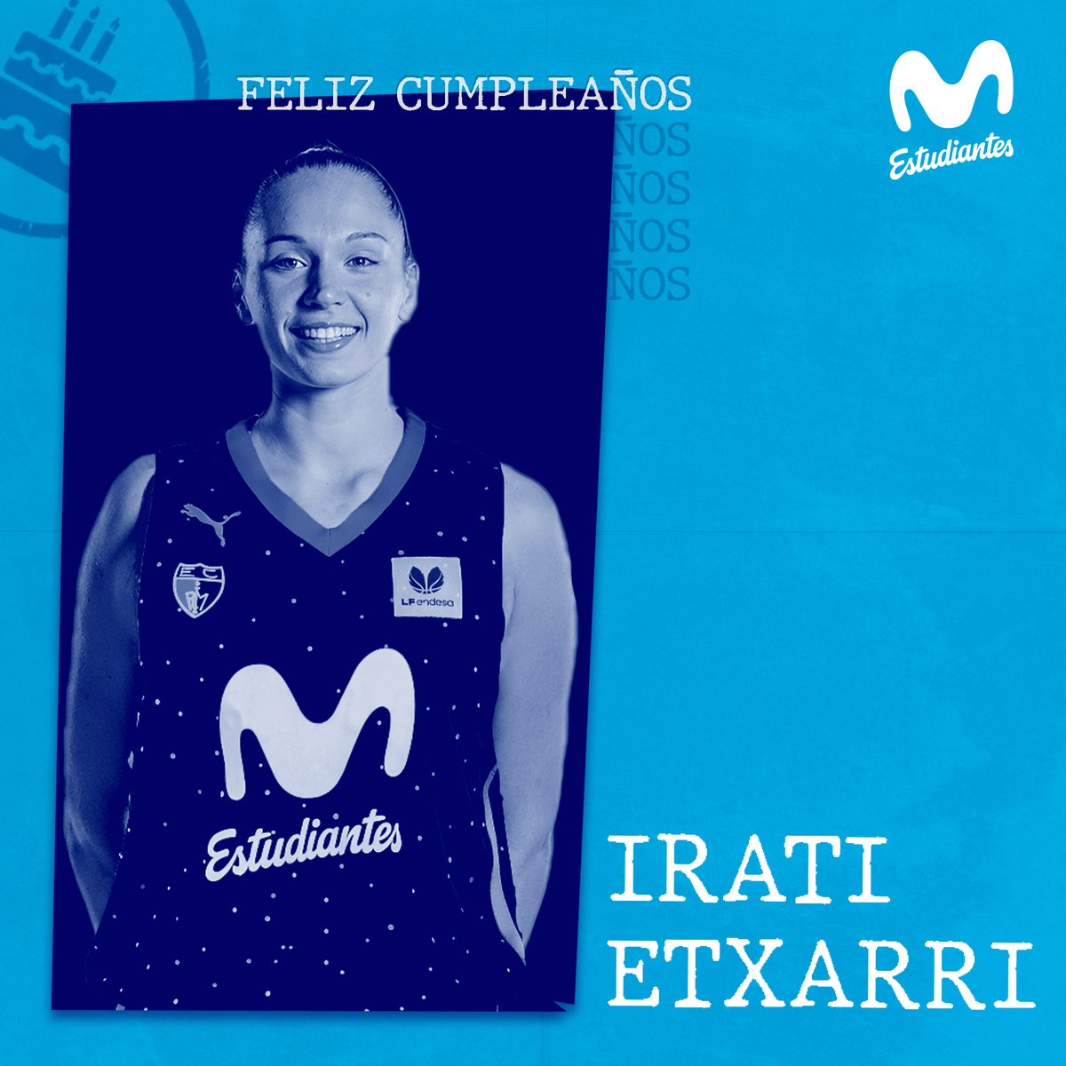 MovistarEstu's tweet image. 🎂 Hoy es el cumpleaños de nuestra woman in black, Irati. 🎊
¡Felicidades, @iratietxarri8!