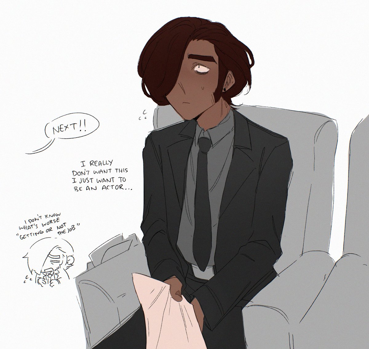 Existenc3_'s tweet image. Forced to get a &quot;normal&quot; job
