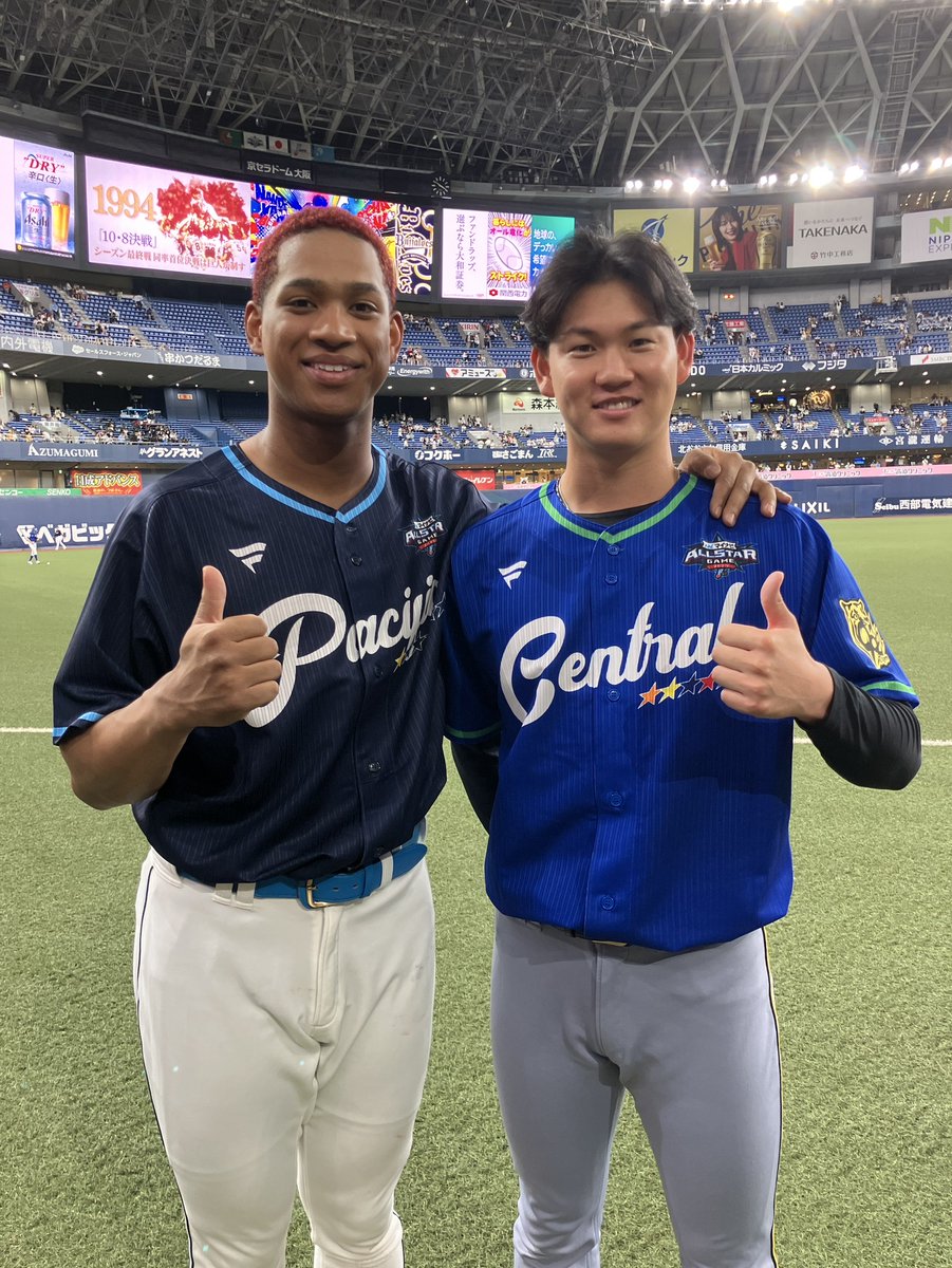 横浜高校の先輩後輩で対談しました‼️

<a href="/TigersDreamlink/">阪神タイガース</a>

#万波中正 #及川雅貴

#阪神タイガース
#lovefighters
#マイナビオールスターゲーム2025