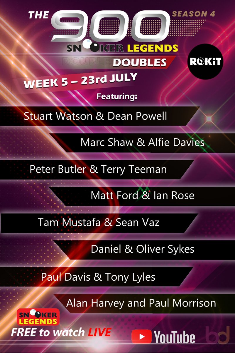Tonight! Set your clock for 7.30pm tonight.... more drama guaranteed youtube.com/@snookerlegends