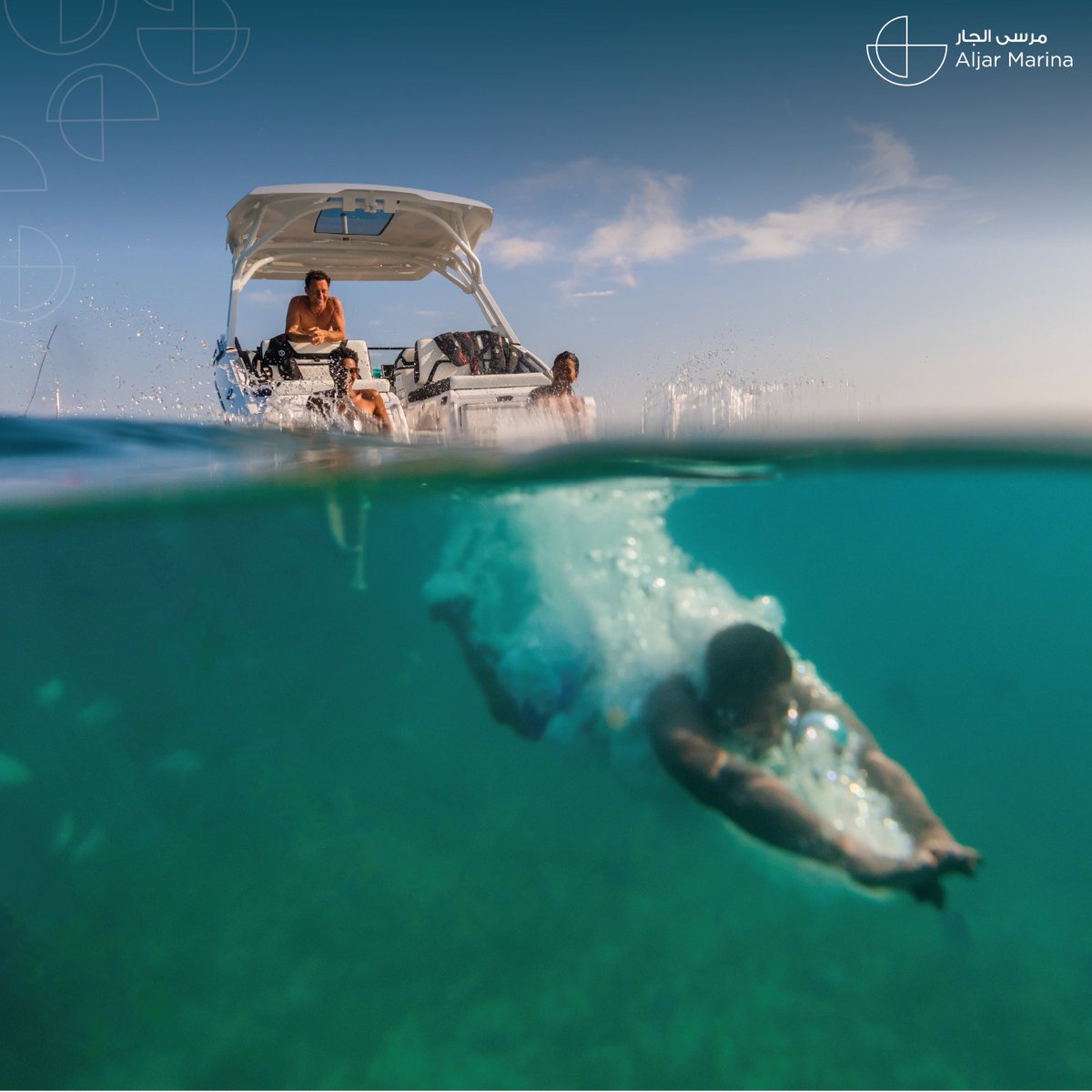 تجربة تبدأ من السطح… وتأخذك أعمق.
مرسى الجار ليس نقطة انطلاق، بل بوابة لعالم آخر.

 📲 اكتشفها الآن عبر تطبيق مرسى الجار.
🔗 linktr.ee/Aljar_Marina

#مرسى_الجار
#AljarMarina