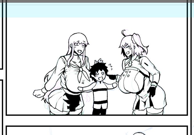 本当にデケぇもんってのは遠くてもコマが小さくてもデカくみえるもんなんだ( ˘ω˘ ) 