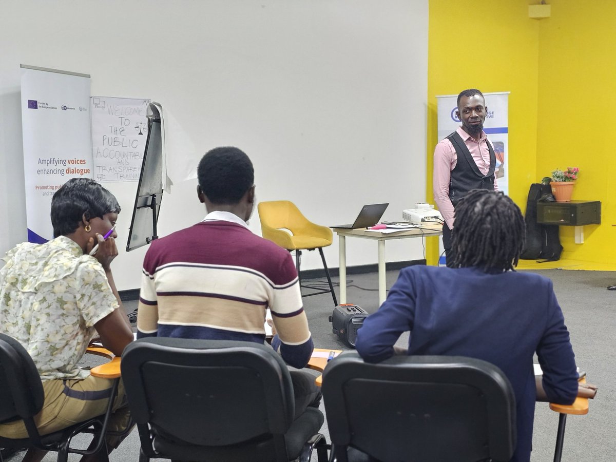 IMChallengeug's tweet image. When citizens can hold leaders responsible, public services improve.
Today, we kicked off our Public Transparency & Accountability training for urban journalists at our @mcimediahub.
This initiative is in partnership with the @EUinUG and @dw_akademie.