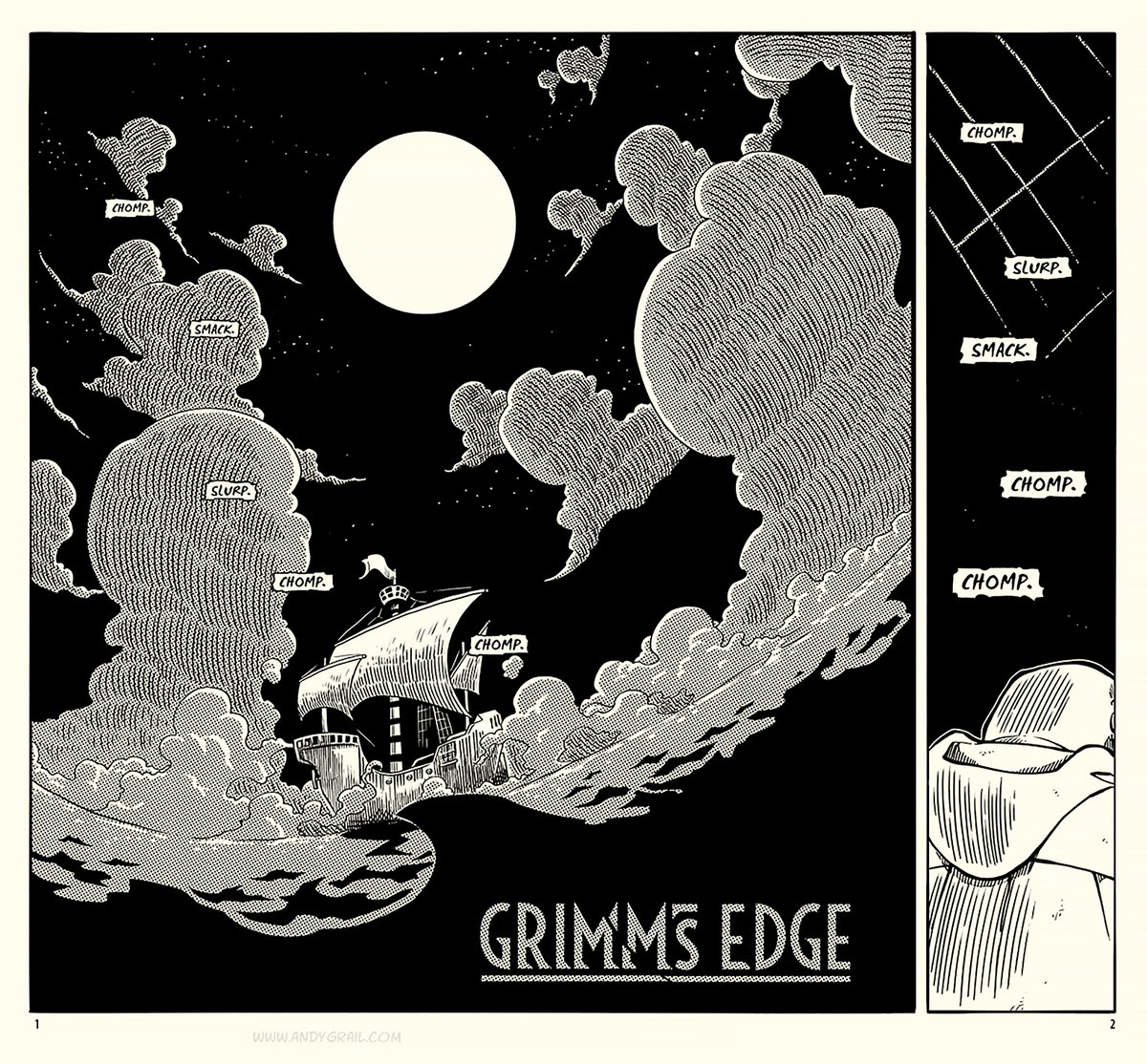 AndyGrail's tweet image. The cold open for Grimm's Edge Act 15.
#comic #indiecomics