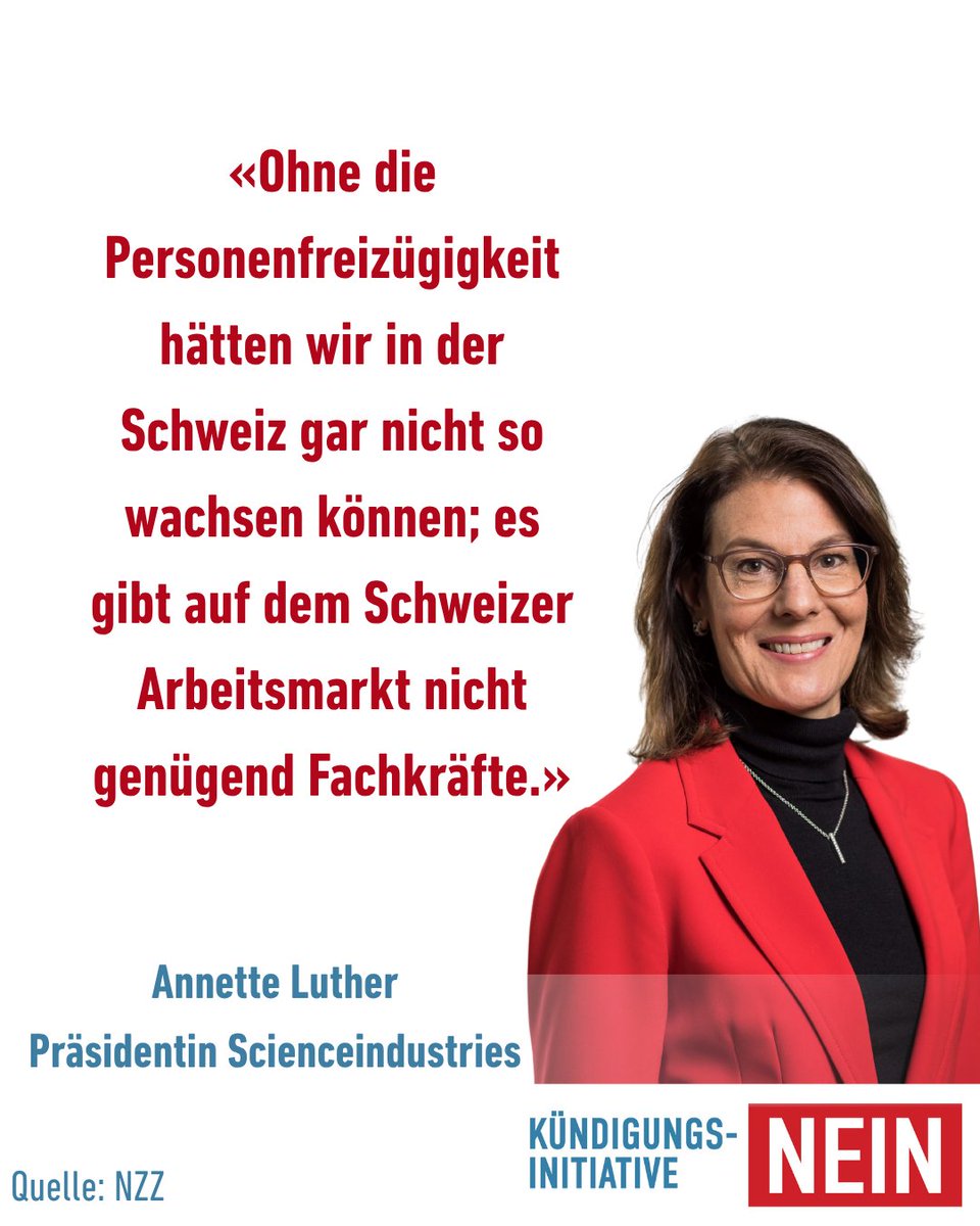 kuendigung_nein's tweet image. 🔬 Forschung braucht Köpfe. Die Schweizer Industrien Chemie, Pharma und Life Sciences sind weltweit führend, aber nur dank gut ausgebildeten Fachkräften. Viele davon kommen aus dem EU-Raum. Ohne die Personenfreizügigkeit könnten viele Schlüsselstellen nicht besetzt werden. Der…
