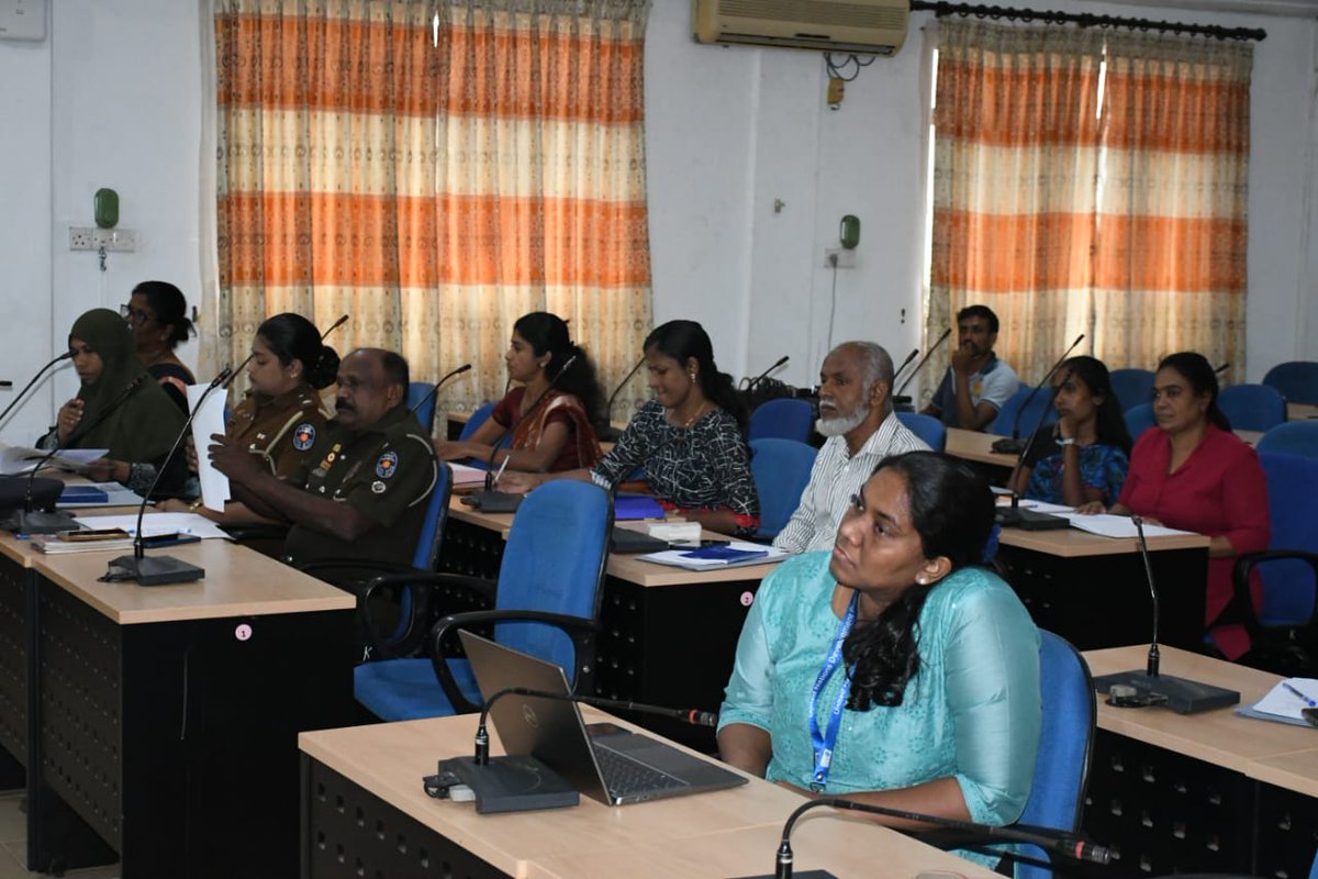 UNDPSriLanka's tweet image. A District Shelter Management Committee Training is currently underway at the #Batticaloa District Secretariat, as part of the Ensuring Justice for Victim-Survivors of SGBV in Sri Lanka’ project - implemented  by @UNDP #SriLanka in collaboration with @UNFPASriLanka , with funding…
