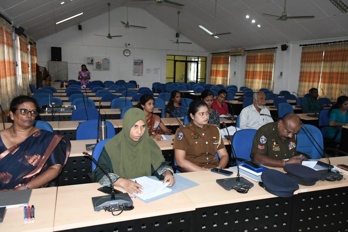 UNDPSriLanka's tweet image. A District Shelter Management Committee Training is currently underway at the #Batticaloa District Secretariat, as part of the Ensuring Justice for Victim-Survivors of SGBV in Sri Lanka’ project - implemented  by @UNDP #SriLanka in collaboration with @UNFPASriLanka , with funding…