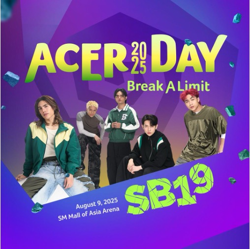 SoundCheckMNL's tweet image. #AcerDay2025 is set for Aug 9 at MOA Arena!
Performers: #SB19 @SB19Official #G22, #SarahG, #Itchyworms, #KMKZ, #Maki. Meet new Acerpure ambassadors from #PBBCelebrityCollab!
Let’s #BreakALimit together! soundcheckmanila.home.blog/2025/07/23/ace… @AcerPhils