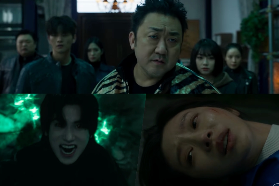 soompi's tweet image. WATCH: #MaDongSeok's Angel Warriors Fight #ParkHyungSik’s Evil To Save #LeeJooBin In “#Twelve” Trailer
soompi.com/article/176190…