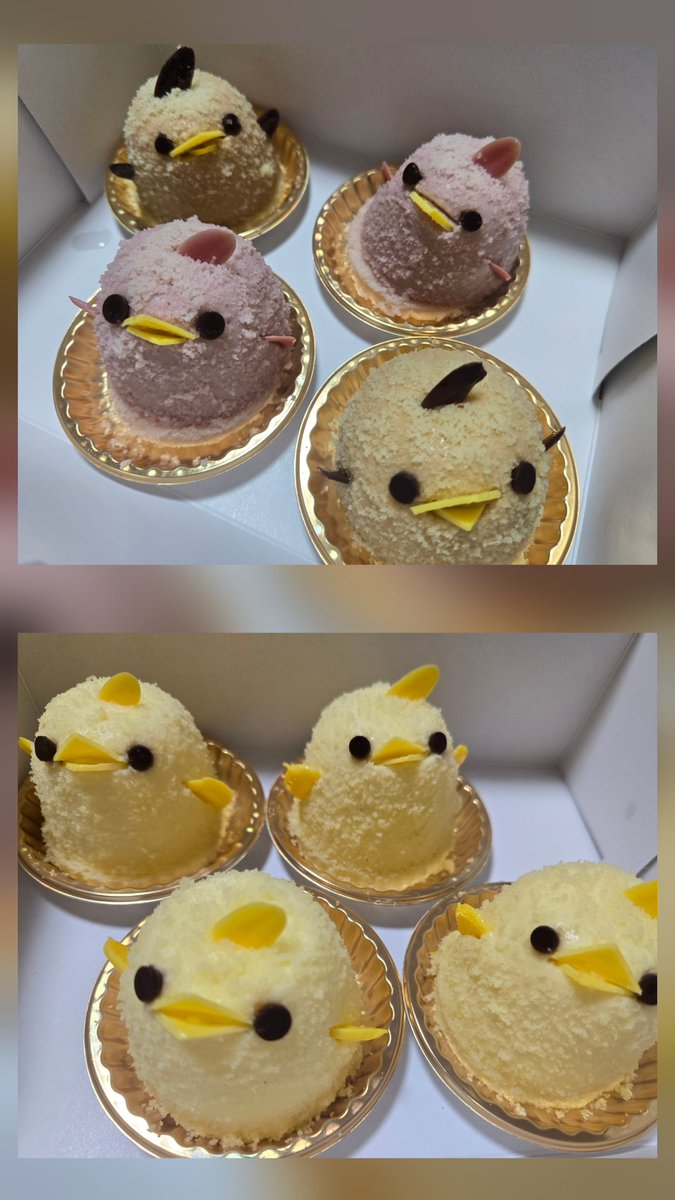 Rii18071118's tweet image. ぴよりんチャレンジ😆💕
手土産を探しにデパ地下に向かって歩いていると…
少ししか並んでなかったので《ぴよりん》にしました~🐥
紅茶、いちごのぴよりんもありました😄
喜んでくれるかな?