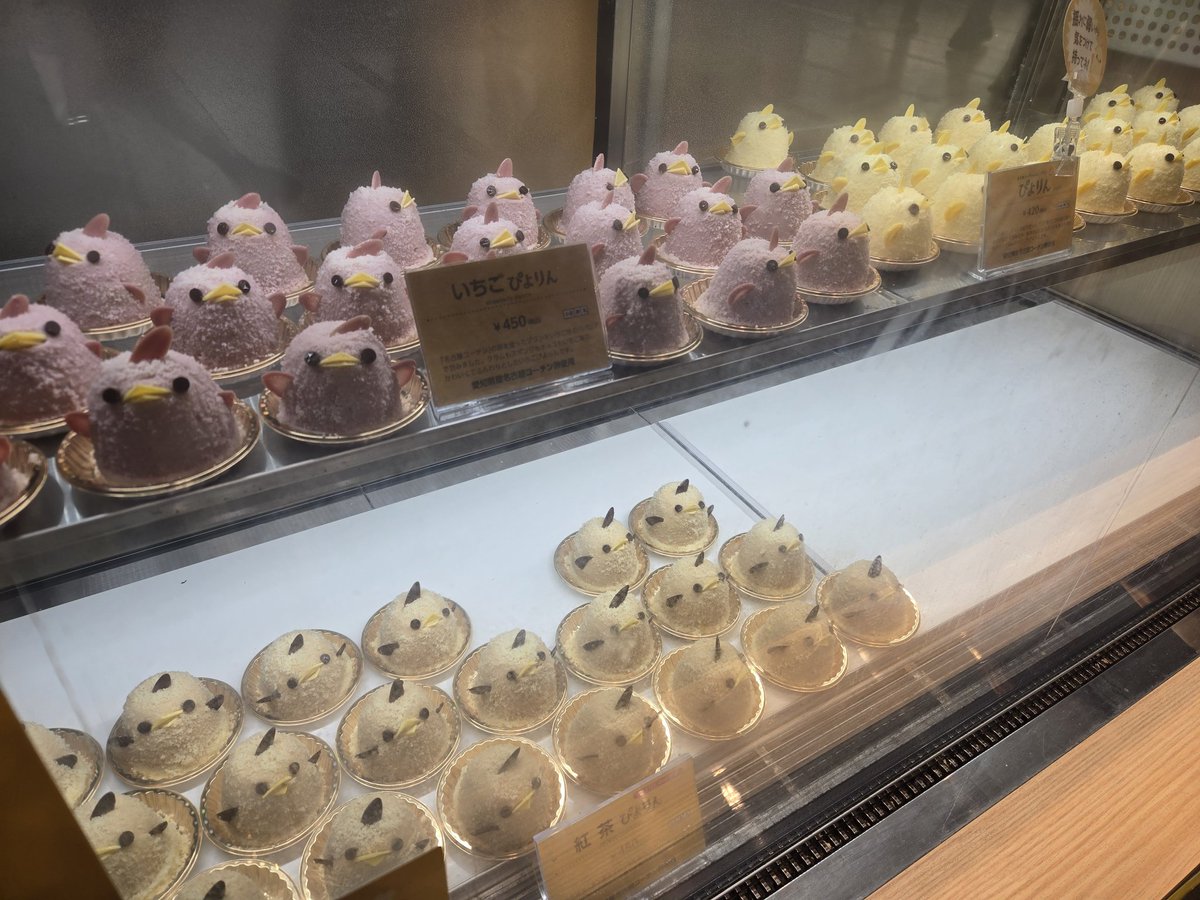 Rii18071118's tweet image. ぴよりんチャレンジ😆💕
手土産を探しにデパ地下に向かって歩いていると…
少ししか並んでなかったので《ぴよりん》にしました~🐥
紅茶、いちごのぴよりんもありました😄
喜んでくれるかな?