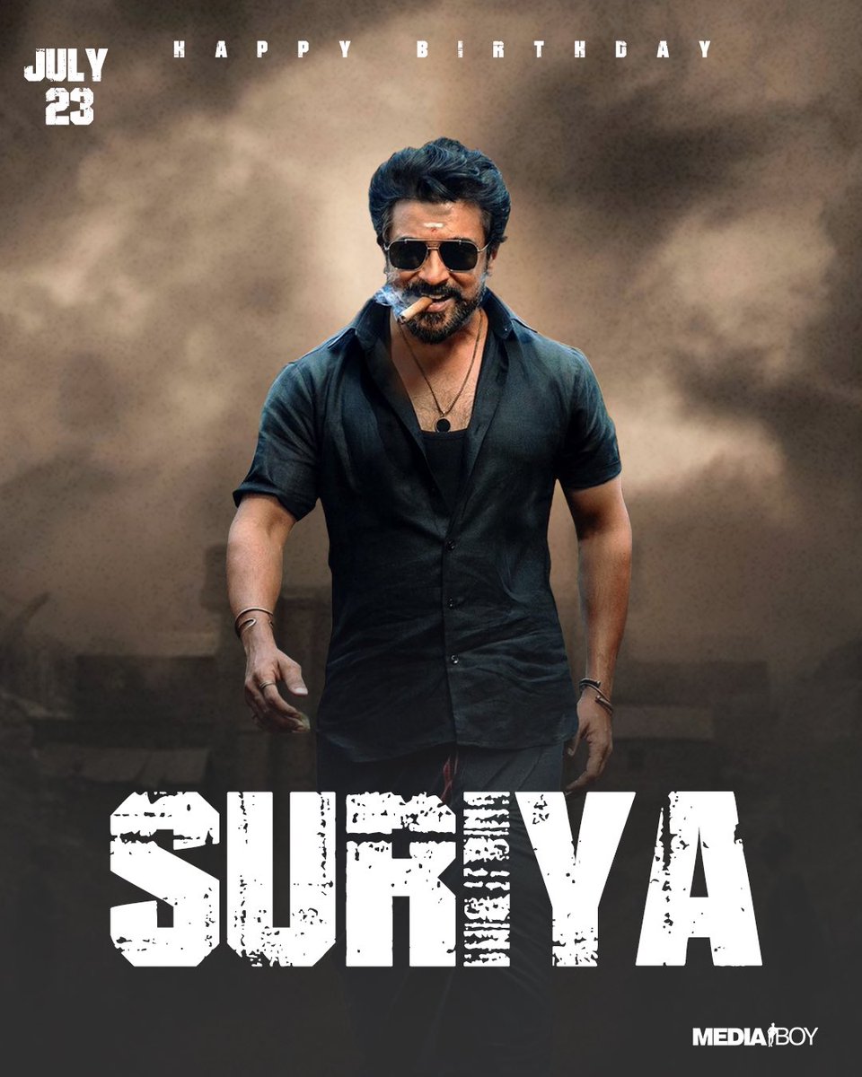 Media Boy (@mediaboy_offl) on Twitter photo Happy Birthday to the inspiring actor <a href="/Suriya_offl/">Suriya Sivakumar</a> Sir!
Your journey filled with talent, discipline, and compassion continues to inspire millions.
Wishing you many more years of impactful cinema and meaningful service to society.
#HBDSuriya Happy Birthday to the inspiring actor <a href="/Suriya_offl/">Suriya Sivakumar</a> Sir!
Your journey filled with talent, discipline, and compassion continues to inspire millions.
Wishing you many more years of impactful cinema and meaningful service to society.
#HBDSuriya