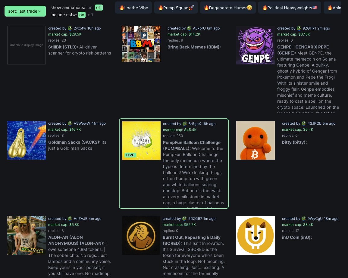 0xdanzu's tweet image. Scrolled through the top Pump and Bonk memes. Not a single original or fun concept. Nothing fresh in sight.
You can't tell me any of this shit is fun