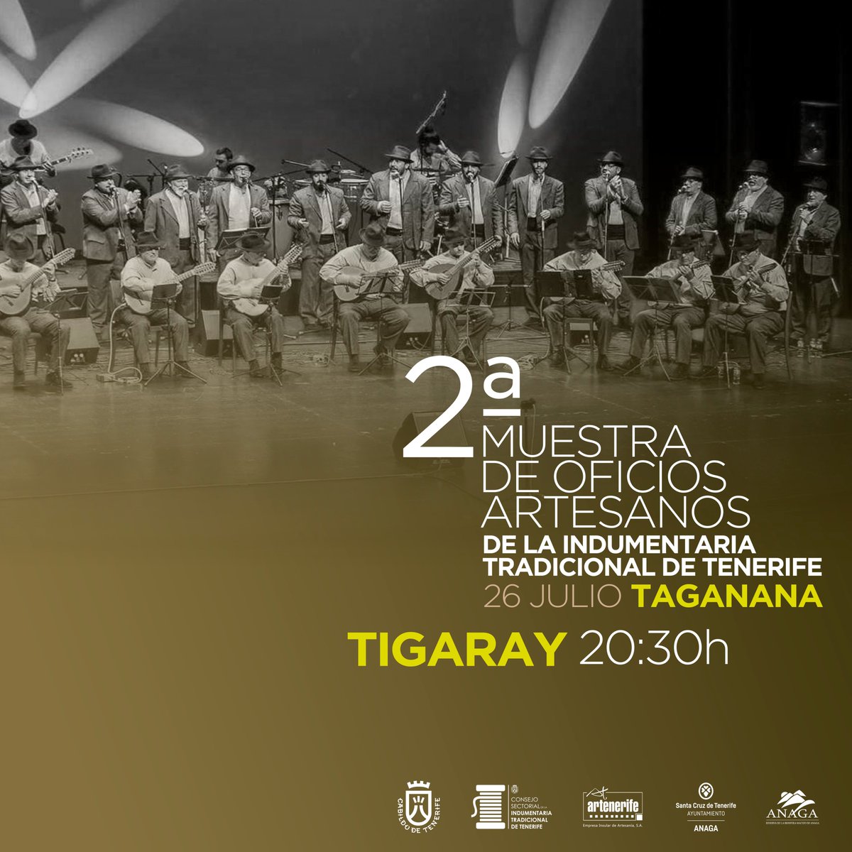 Indumentaria de Tenerife (@indumentariatfe) on Twitter photo 🗣️✨ ACTUACIÓN MUSICAL: Grupo Tigaray (20:30h) 🎤🎶 2ª Muestra de Oficios Artesanos de la Indumentaria Tradicional de Tenerife en #Taganana <a href="/IndumentariaTfe/">Indumentaria de Tenerife</a> <a href="/DistritoAnaga/">Distrito Anaga</a> <a href="/CabildoTenerife/">Cabildo de Tenerife</a>
🗓️26 julio 2025
🕛11:00 a 20:00h
📍Taganana (Parque Rural de Anaga) #SantaCruzdeTenerife 🗣️✨ ACTUACIÓN MUSICAL: Grupo Tigaray (20:30h) 🎤🎶 2ª Muestra de Oficios Artesanos de la Indumentaria Tradicional de Tenerife en #Taganana <a href="/IndumentariaTfe/">Indumentaria de Tenerife</a> <a href="/DistritoAnaga/">Distrito Anaga</a> <a href="/CabildoTenerife/">Cabildo de Tenerife</a>
🗓️26 julio 2025
🕛11:00 a 20:00h
📍Taganana (Parque Rural de Anaga) #SantaCruzdeTenerife