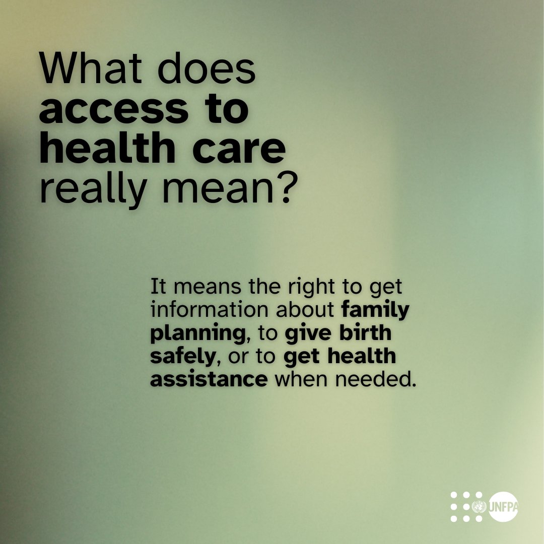 UNFPA's tweet image. ✊🏾 Access to sexual and reproductive health is a fundamental right.
Join @UNFPA—the @UN sexual and reproductive health agency—to ensure everyone has access to their full rights and choices: unf.pa/choices
#GlobalGoals