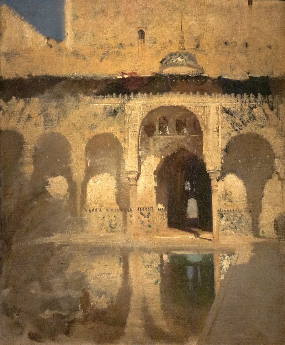 ArtMyWorld2's tweet image. 🎨John Singer Sargent (USA, 1856-1925)
“Patio de los Arrayanes, Alhambra”