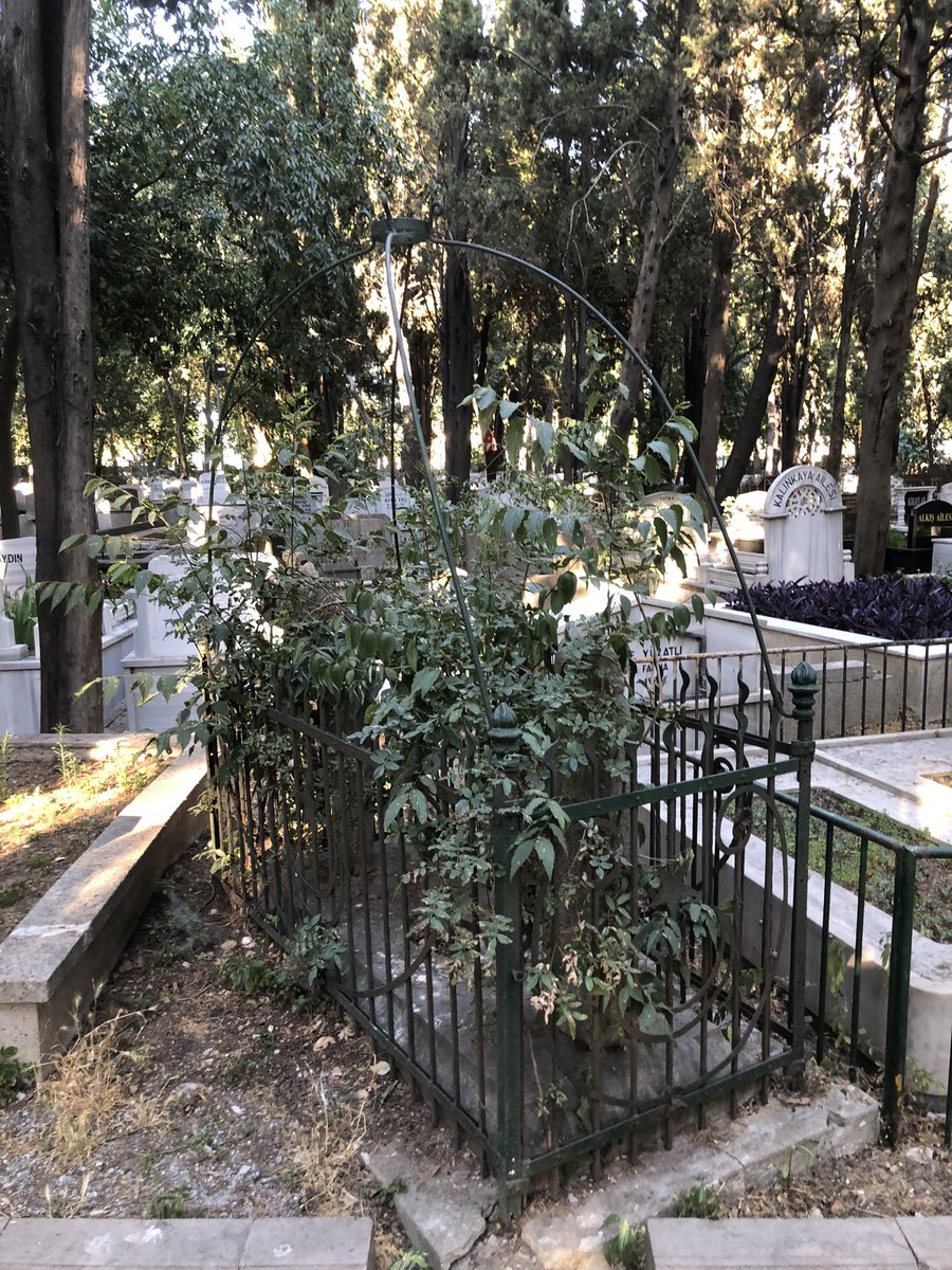 ArsivBakirkoy's tweet image. Cibinlik gibi zerafet dolu Osmanlı dönemine ait mezar yapısı, Bakırköy Müslüman Kabristanı.
