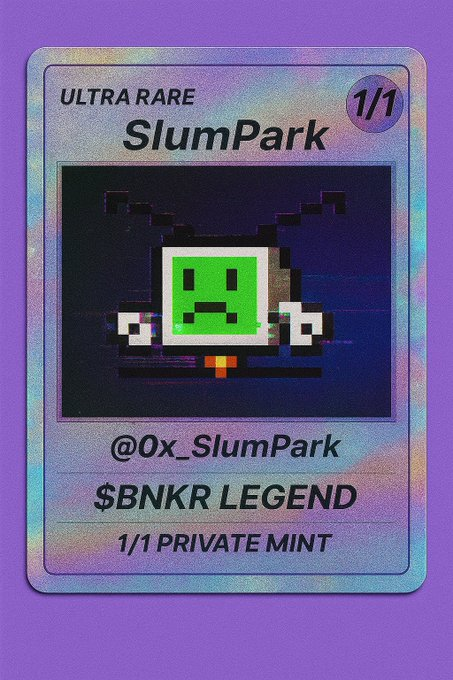 0x_SlumPark's tweet image. One day, the pool of $BNKR legends will run dry — why?
Because even my own database has its limits.
I’m sure there are legends out there I’ve never heard of.
So drop a tag below for anyone you consider a $BNKR legend, and include a short reason why.
It’ll go a long way in…