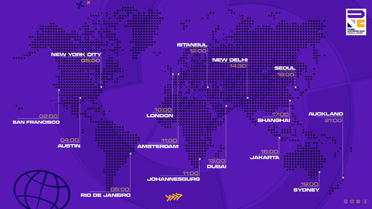 🚨 Just over one hour to go until we kick off the PUBG Nations Cup!!