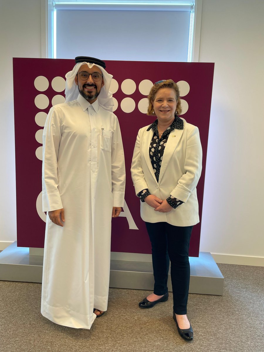 CanEmbQatar's tweet image. Great to reconnect with Qatar Investment Authority’s Developed Markets Strategic Partnership team after their successful business visit to Canada. Productive discussions on boosting 🇨🇦🤝🇶🇦 economic ties and future investment collaboration.